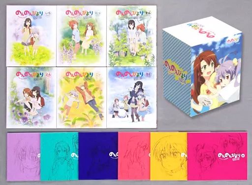 アニメBlu-ray Disc のんのんびより りぴーと 全6巻セット HMV全巻収納BOX付き