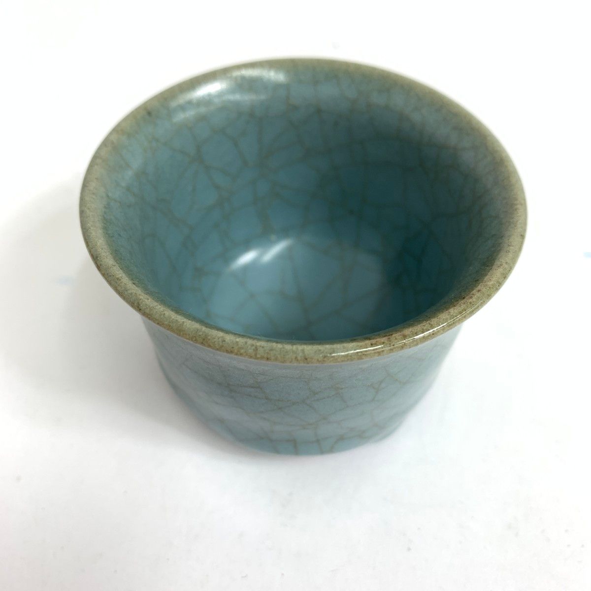 人間国宝 中島宏 ぐい呑み 中島宏 ぐい呑 青瓷 青甆 青磁 中島青磁