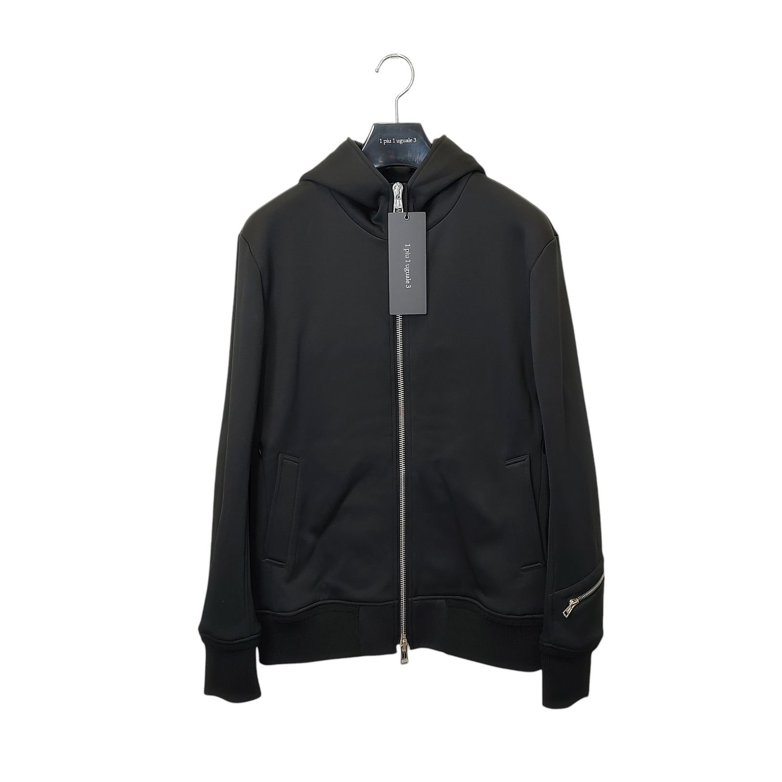 1PIU1UGUALE3 ウノピュウノ TRAVEL ZIP PARKA トラベル ジップ パーカー MRB696 POE508 6 XL ブラック