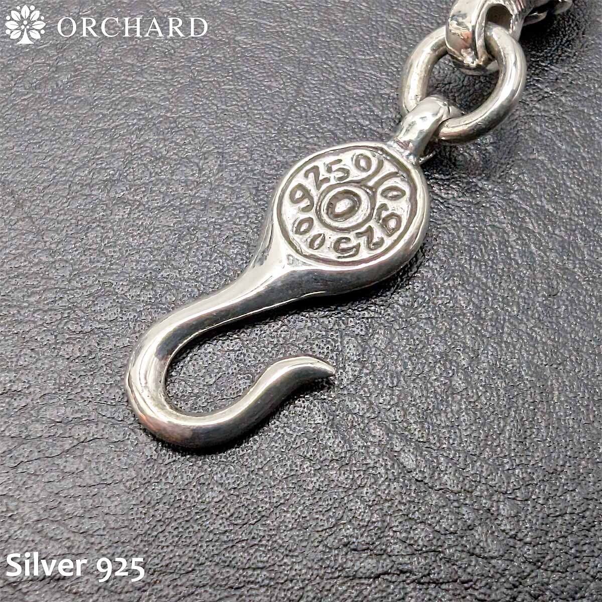 シルバー925 ネックレス Silver 925 メンズ レディース アンカーフック式 アジャスタ クロスボール 十字