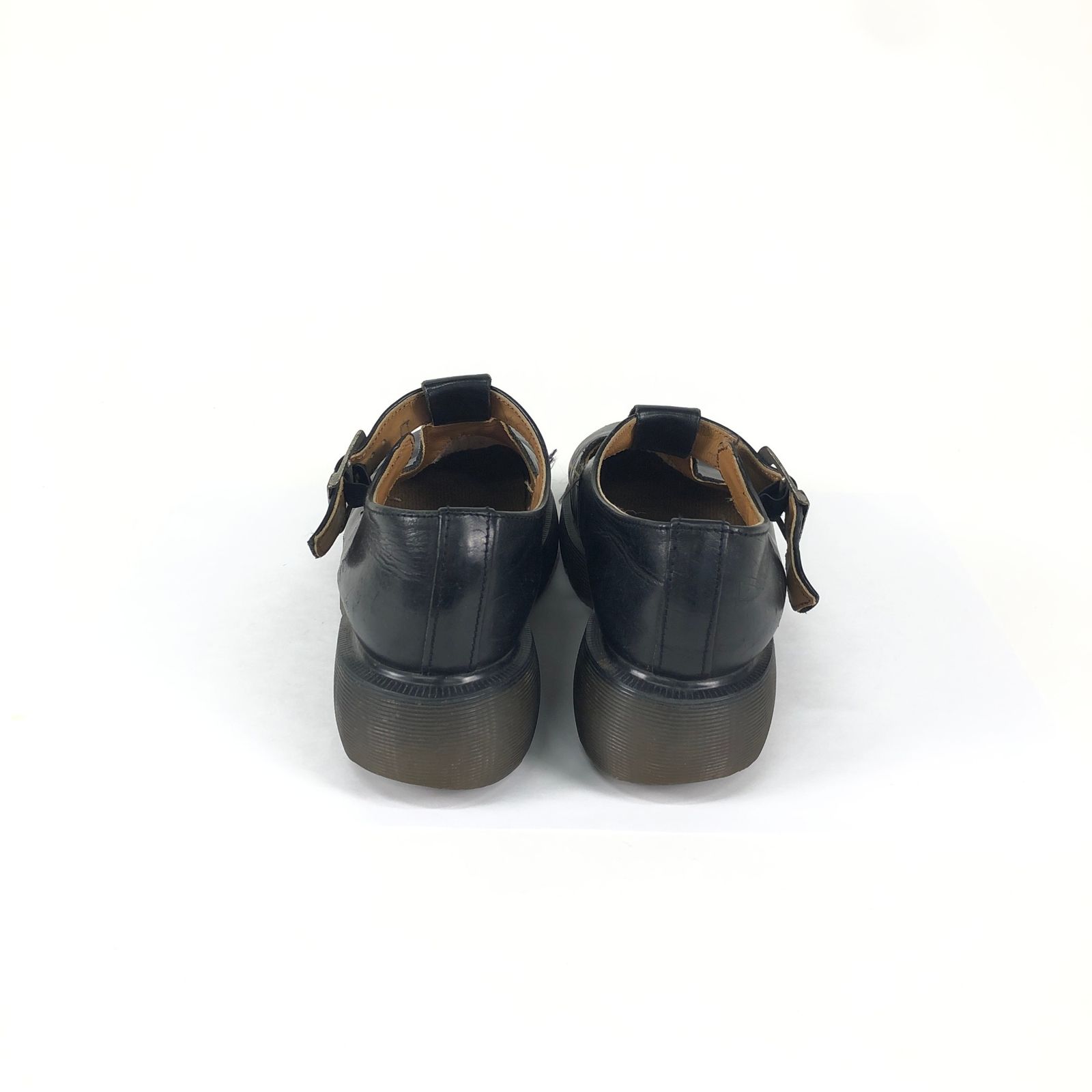 英国製　ドクターマーチン　Tバーストラップベルトレザーシューズ　レザーレース　茶 DR.MARTENS ドクターマーチン 8334 MARY JANE メリージェーン T