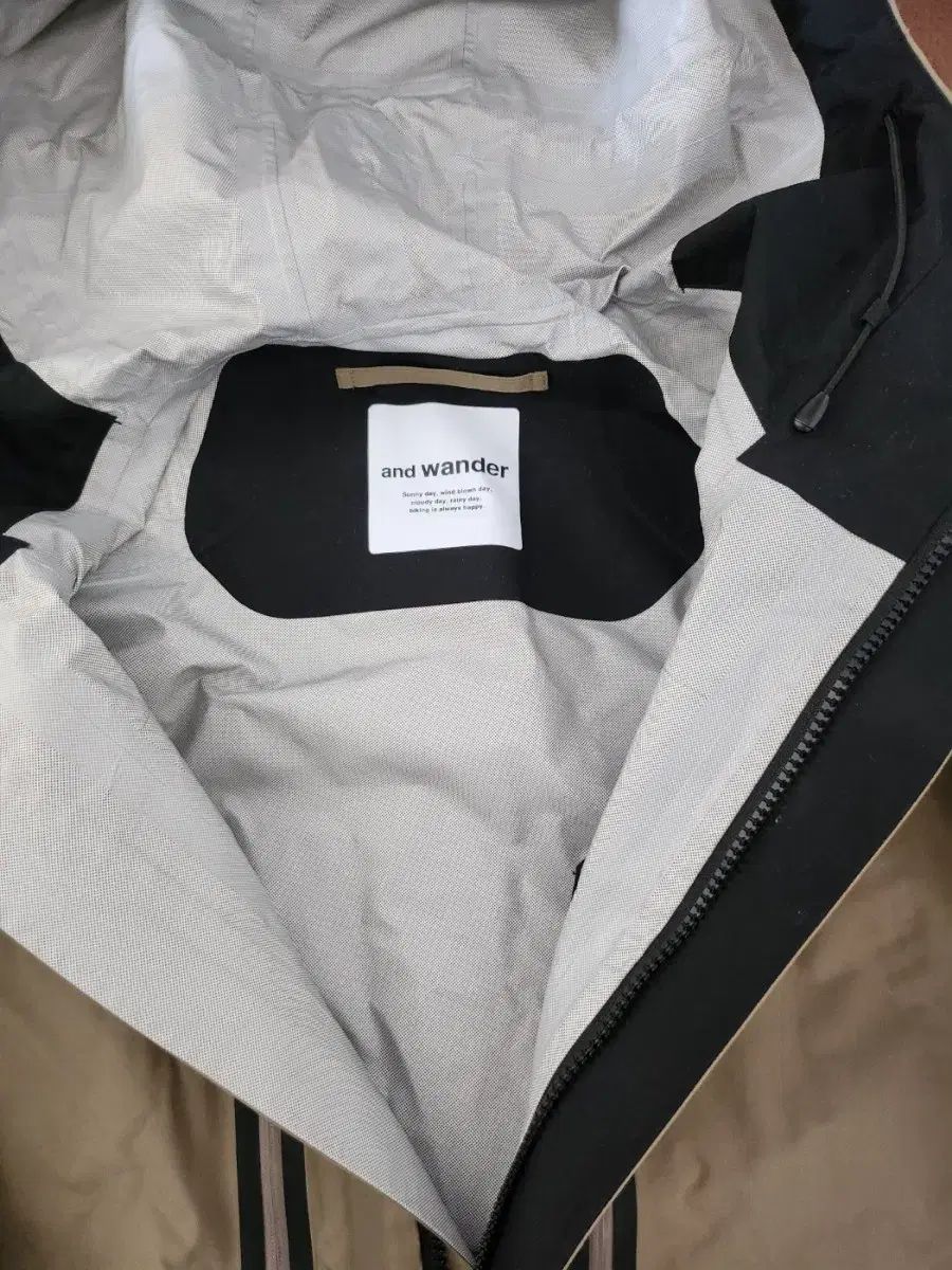 アンドワンダー 2 5 L レインジャケット