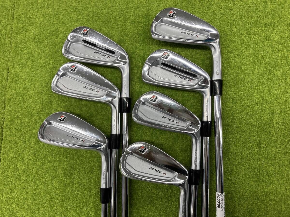 ブリヂストン TOUR B 201CB アイアンセット 4-9.P 7本セット dynamic g EX