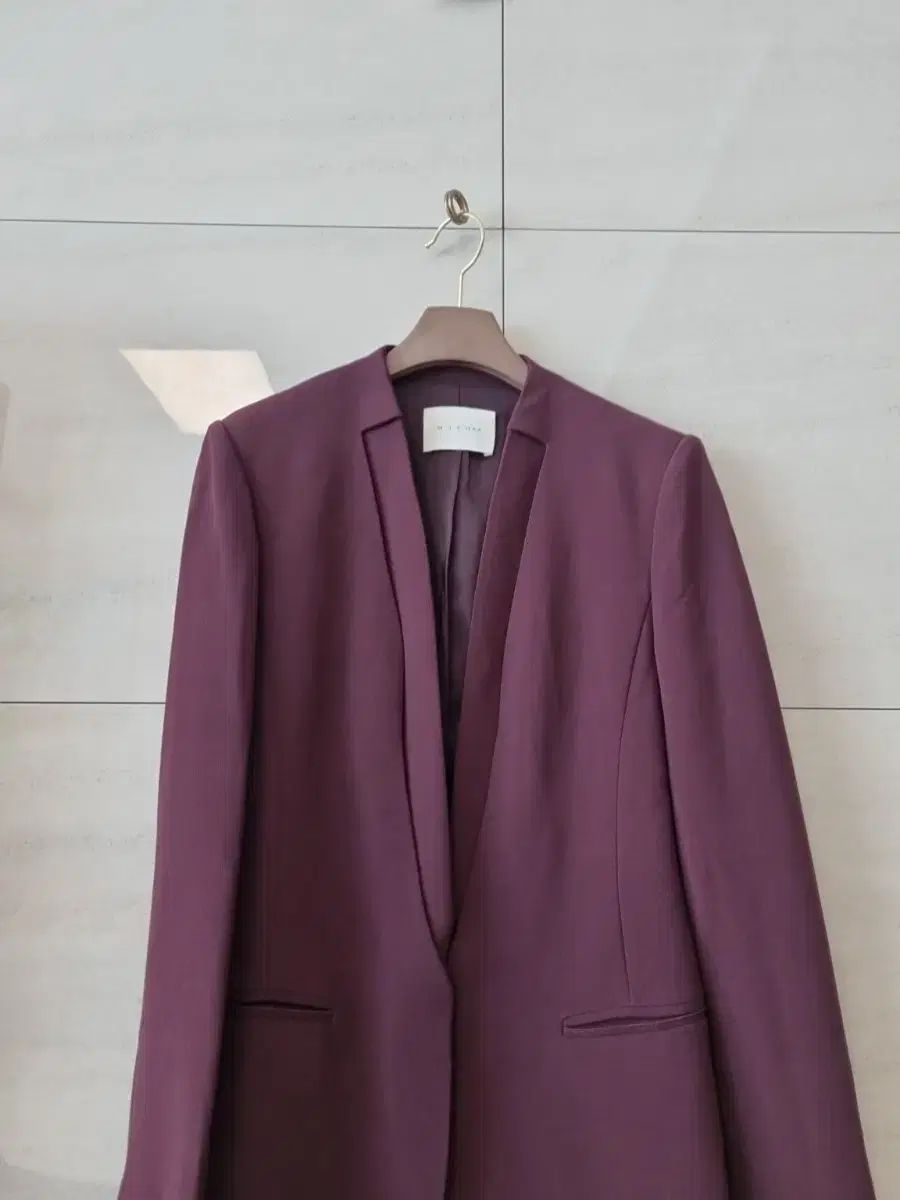 ミシャ MICHAA ボルドー ワイン ジャケット イタリア製ファブリック SIROKUMA-CORPORATION_COM