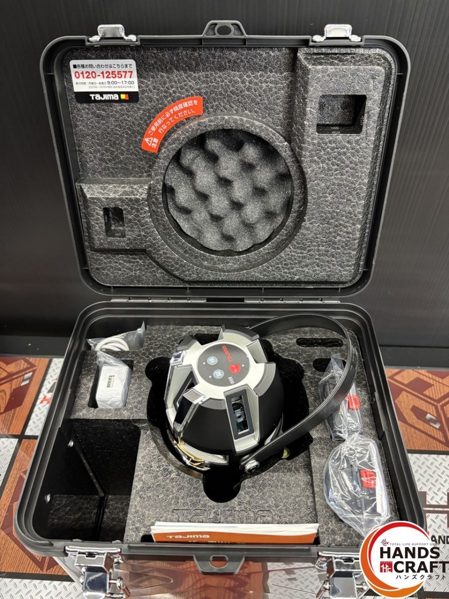 ♭ 未校正 タジマ ブルーグリーンレーザー墨出し器 ZEROBL-KJC 受光器 三脚 ケース 箱 説明書 付き ジャンク扱い HRDEVELOPMENT_JP