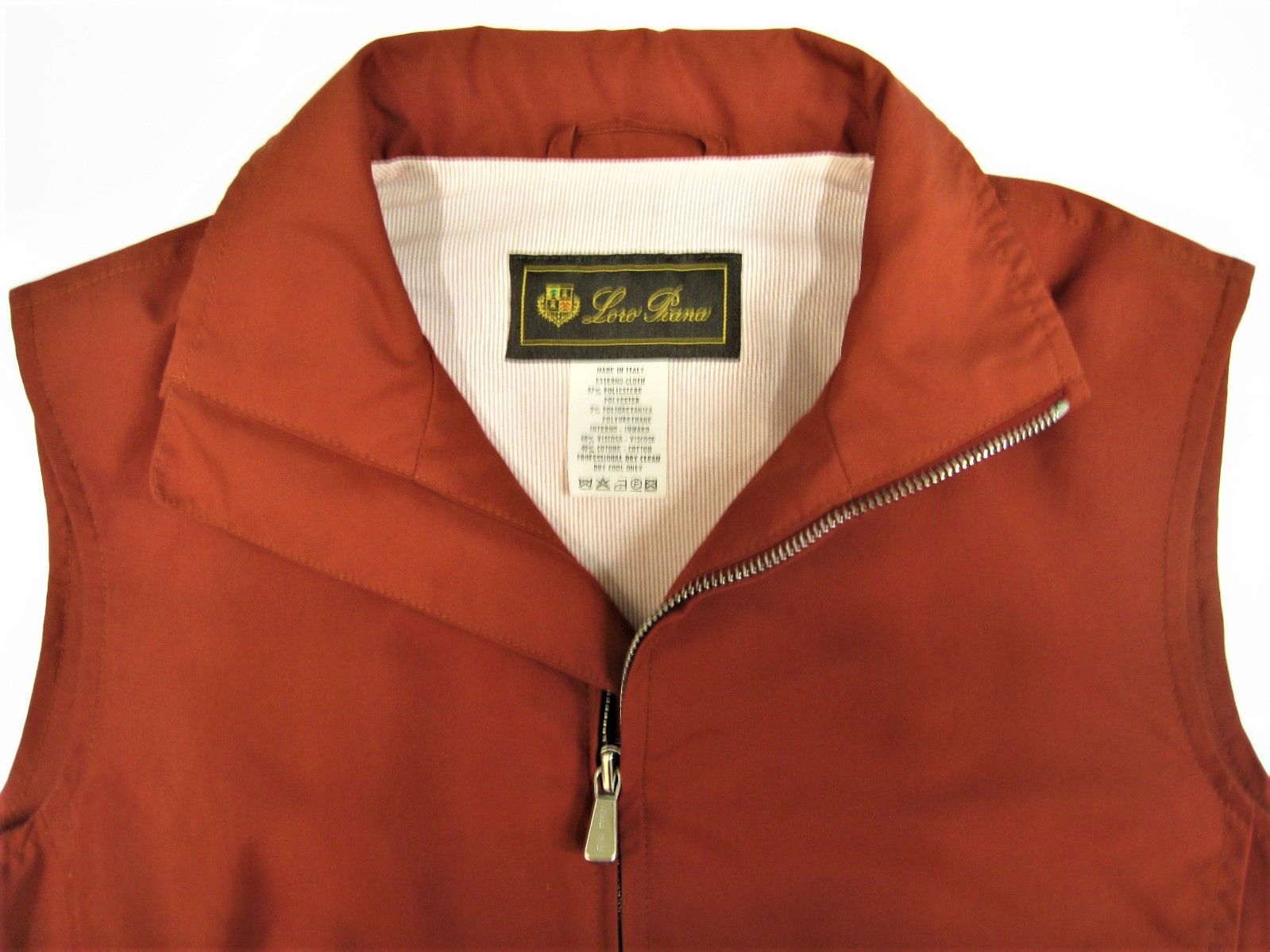 Loro Piana ダウンベスト 赤茶色