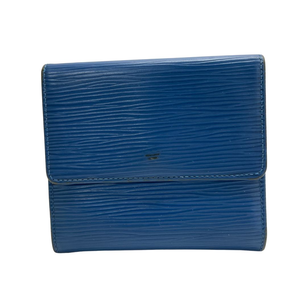 Louis Vuitton 青 エピレザー 三つ折り財布 2228 LOUIS VUITTON ルイヴィトン エピ 三つ折り財布 ブルー 青