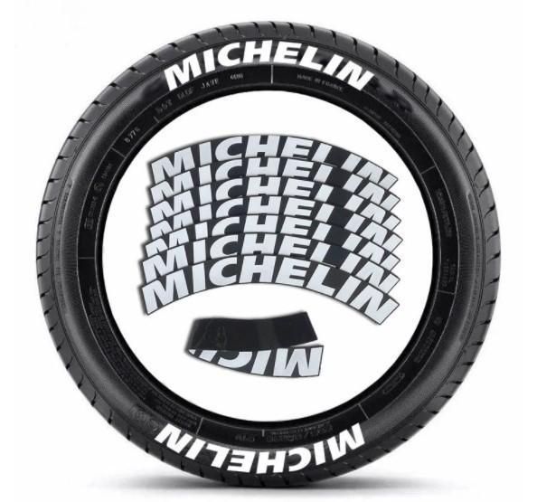 MICHELIN タイヤステッカー 4本分8枚 ステッカープレゼント - メルカリ