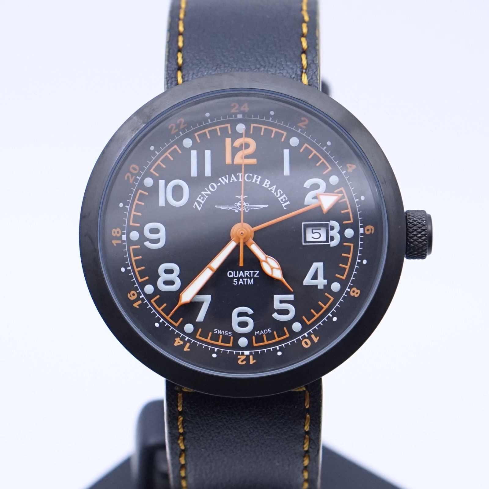ZENO-WATCH BASEL ゼノウォッチ B554Q-BK-OR-L パイロット