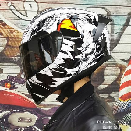 オートバイ用フルフェイスヘルメット DOT認証 バイクヘルメット 軽量 モトクロスヘルメット 男女兼用 ダブルシールド ジェットヘルメット ホワイト B20