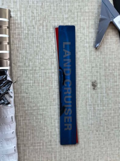 ステンレス製 リアバンパープレート