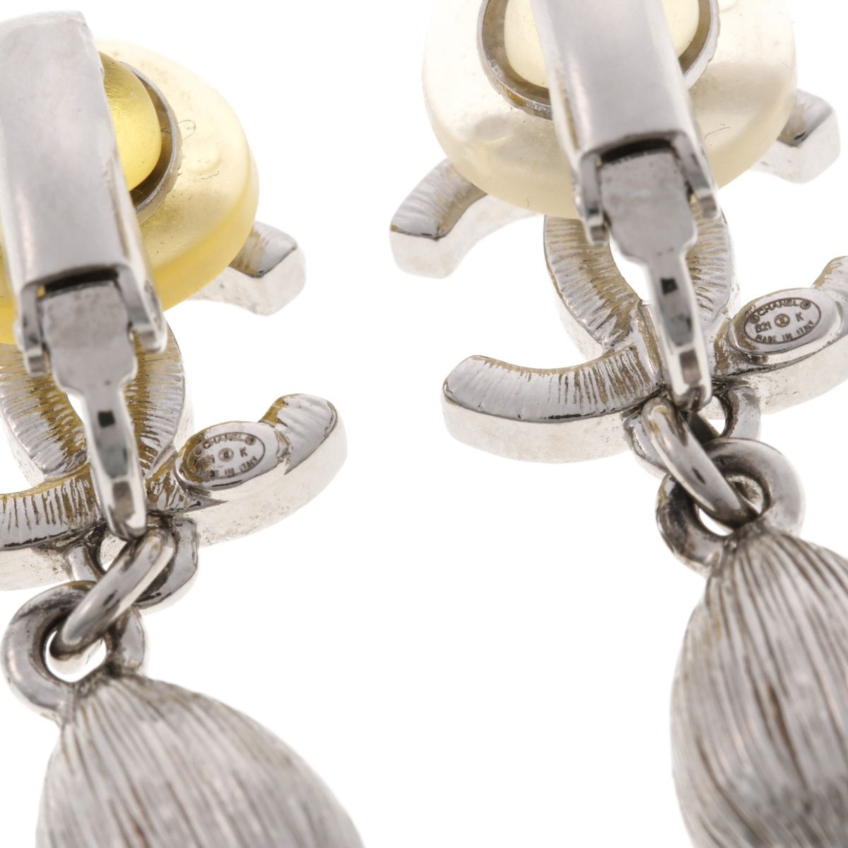 シャネル/CHANEL ココマーク イヤリング B21 K メタル/ラインストーン  