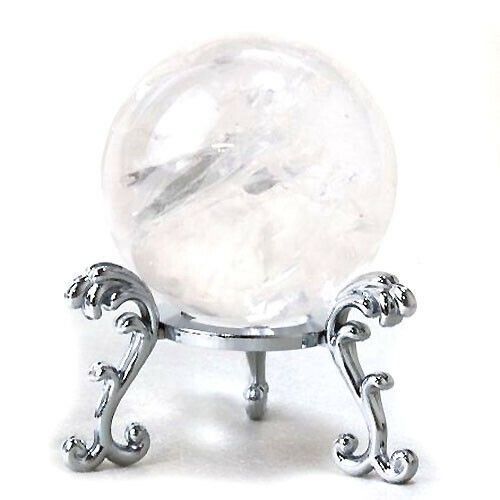 O30-S1〕シルバーカラー中 スフィア用 丸玉用 丸玉台 置き台