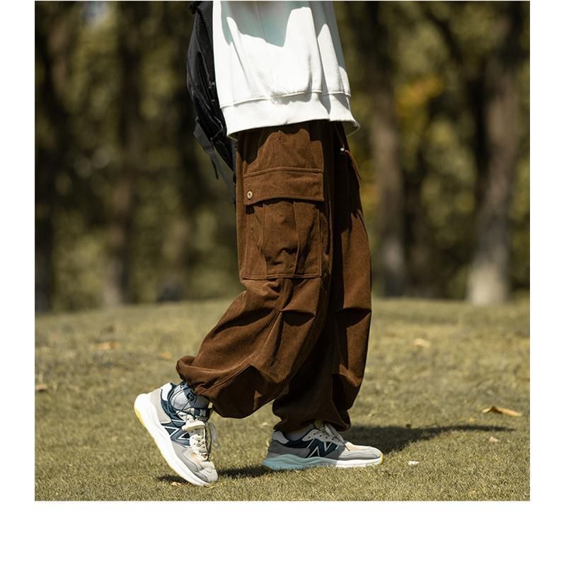 ズボン コーデュロイパンツ カーゴパンツ 2type選択可 ロング