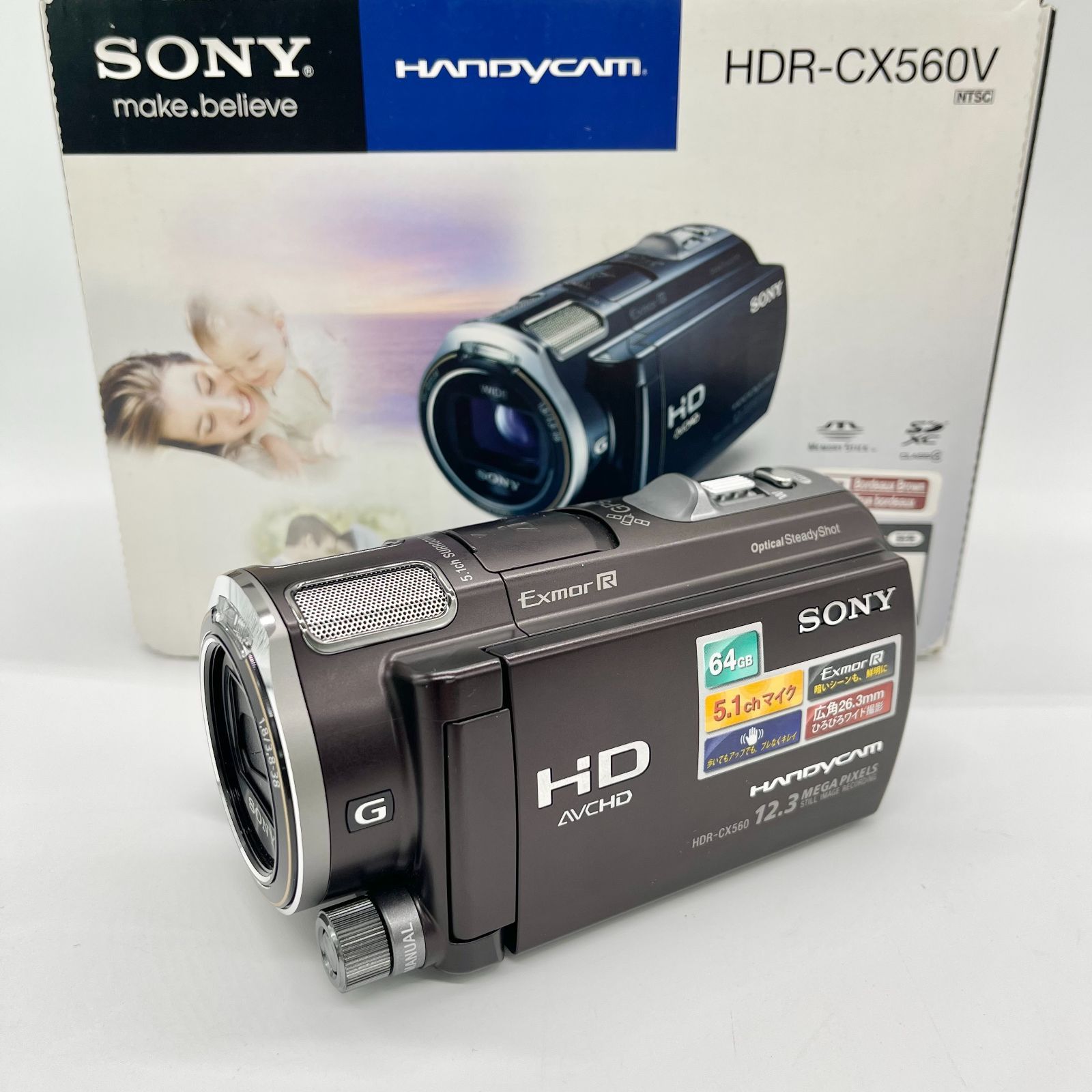 ト石】 SONY ソニー HDR-CX560 デジタルビデオカメラ ハンディカム