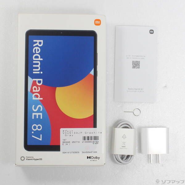 中古品〕 Redmi Pad SE 8.7 128GB グラファイトグレー VHU5133JP