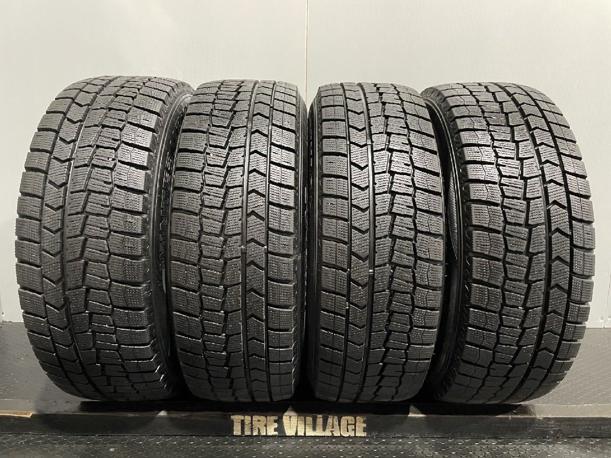 【DUNLOP WM02 215/60R16】スタッドレス【HONDA Modulo ヴェゼル モデューロ 純正ホイール 16インチ 7J5HPCD114.3+55】バリ溝　(MTN366)