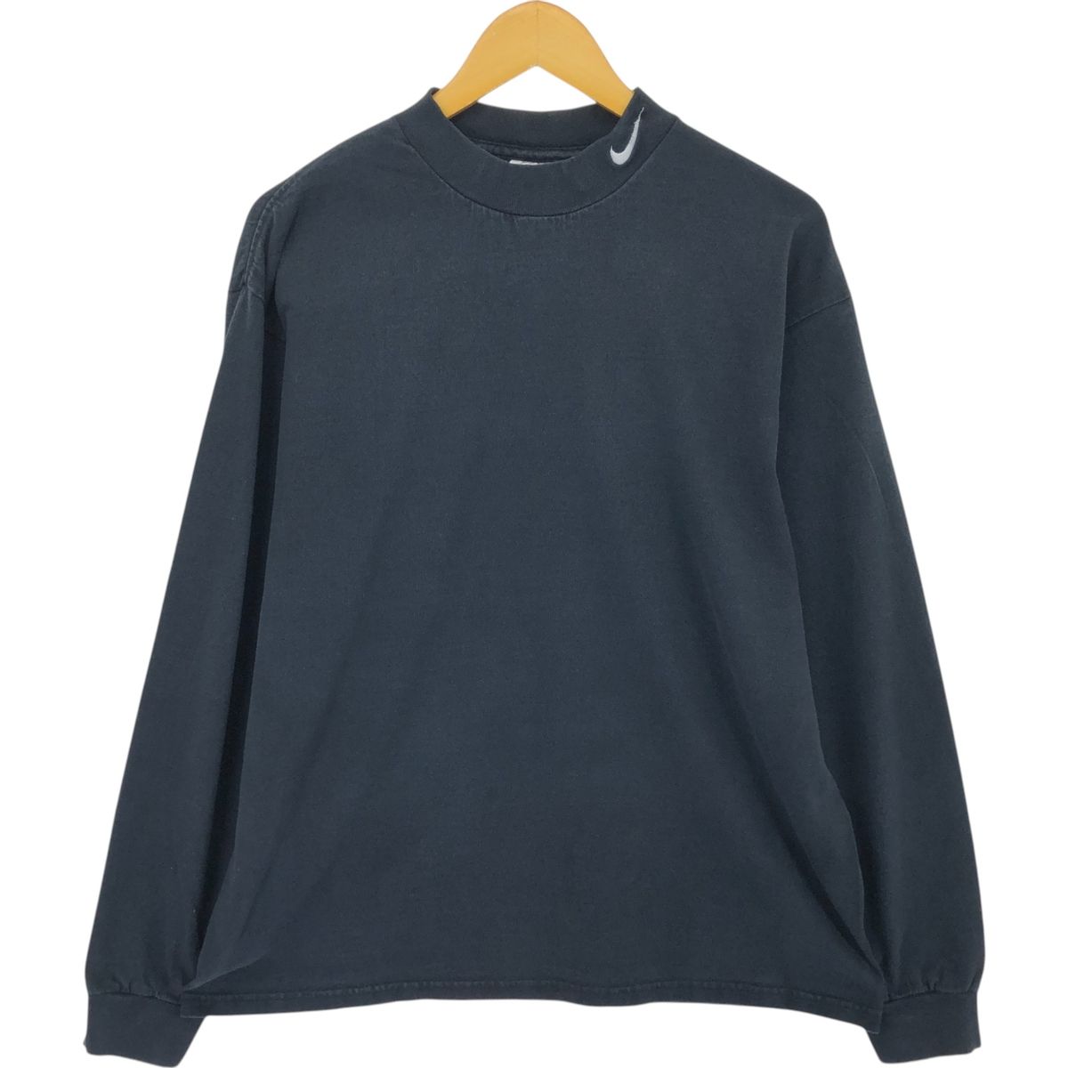 古着 90年代 ナイキ NIKE モックネック ロングTシャツ ロンT USA製 メンズL相当 ヴィンテージ/eaa504115