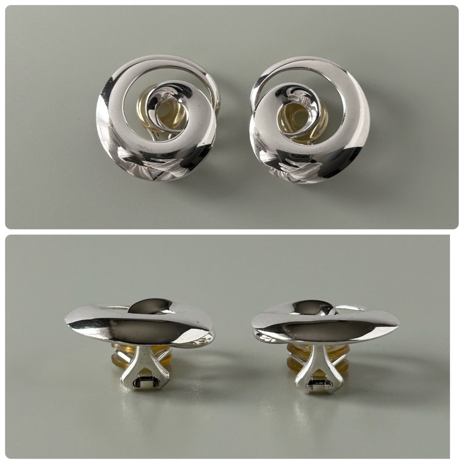 GEORG JENSEN トールン 渦巻き イヤリング 925S 