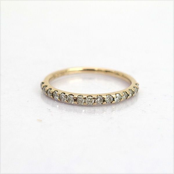 ◇K18 ハーフエタニティ ダイヤ 0.30ct リング 11号 【リング/指輪  