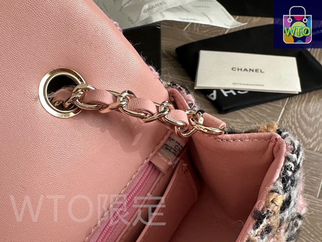 今日WTO】Chanel シャネル ニットcf ボックス付き 仙女カラー