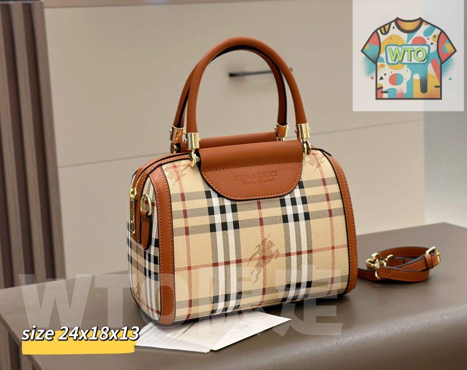 バーバリー　同梱2点　専用 今日WTO】Burberry バーバリー 組み合わせバッグ、3つの優恵価格