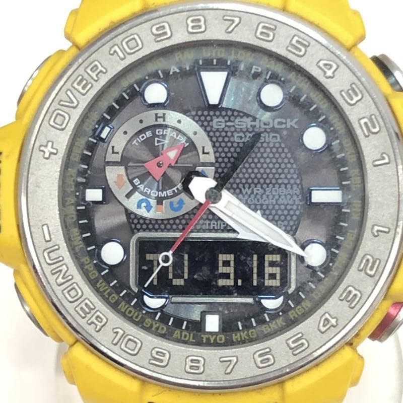 中古】G-SHOCK ｶﾞﾙﾌﾏｽﾀｰ GWN-1000-9AJF CASIO Gショック カシオ[66