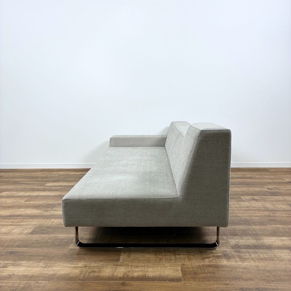 FLANNEL SOFA SIESTA 3P GRAY ONE ARM RIGHT TYPE フランネル