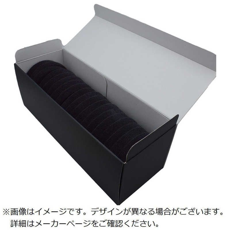 送料無料 ♥ 未開梱 RIPTIE 面ファスナー ラップストラップ eco箱 12.7mm×4.57m 20巻入 黒 BXW151BK20