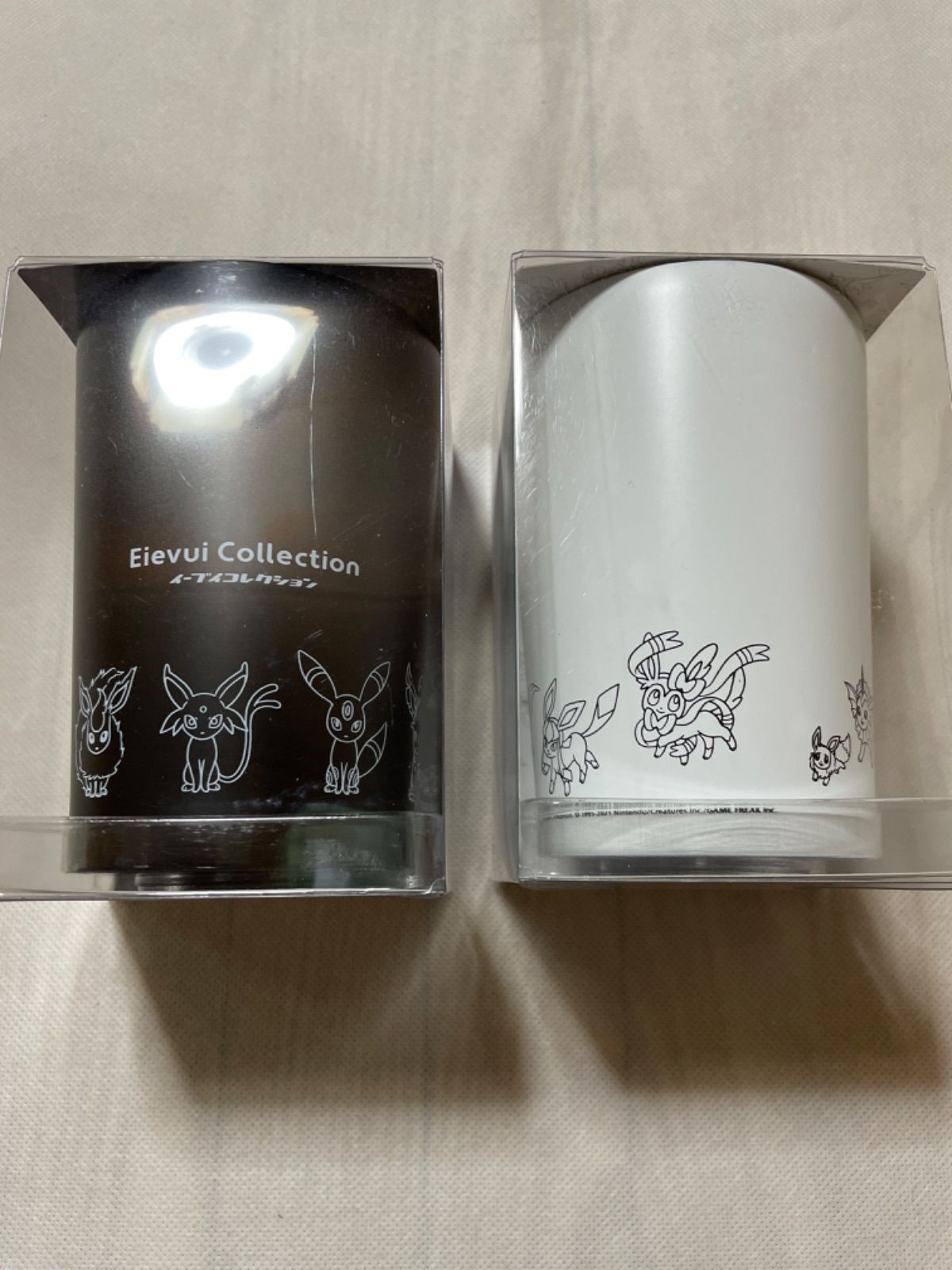 イーブイコレクション ダブルウォールタンブラー 白 黒 セット イーブイコレクション ダブルウォールタンブラー 白&黒 セット 【公式