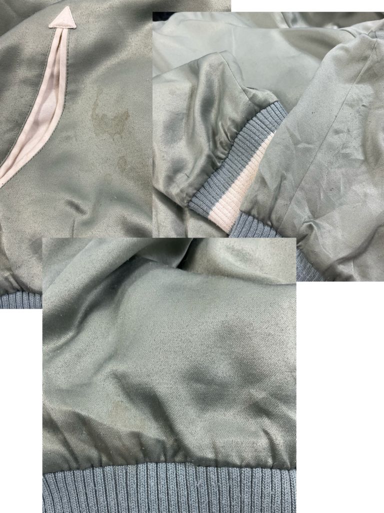 STELLA McCARTNEY ステラマッカトニー スカジャン 刺繍 リバーシブル レディースXS相当 グリーン系 ピンク系 古着 110123 WWW_NOITHATQUANGTHANH_NET