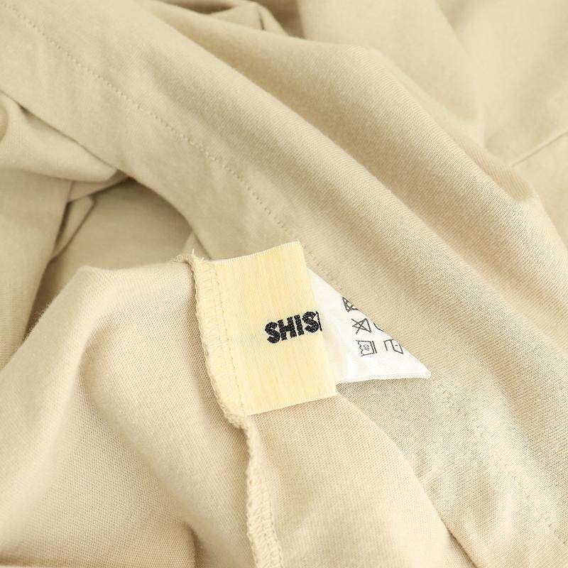 シシクイ SHISHIKUI クロップドクルーネック半袖Tシャツ カットソー F ベージュ /DF ■OS レディース シシクイ SHISHIKUI クロップドクルーネック半袖Tシャツ