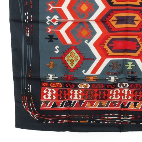エルメス HERMES タグ付き カレ90 KILIM キリム スカーフ ネイティブ柄 