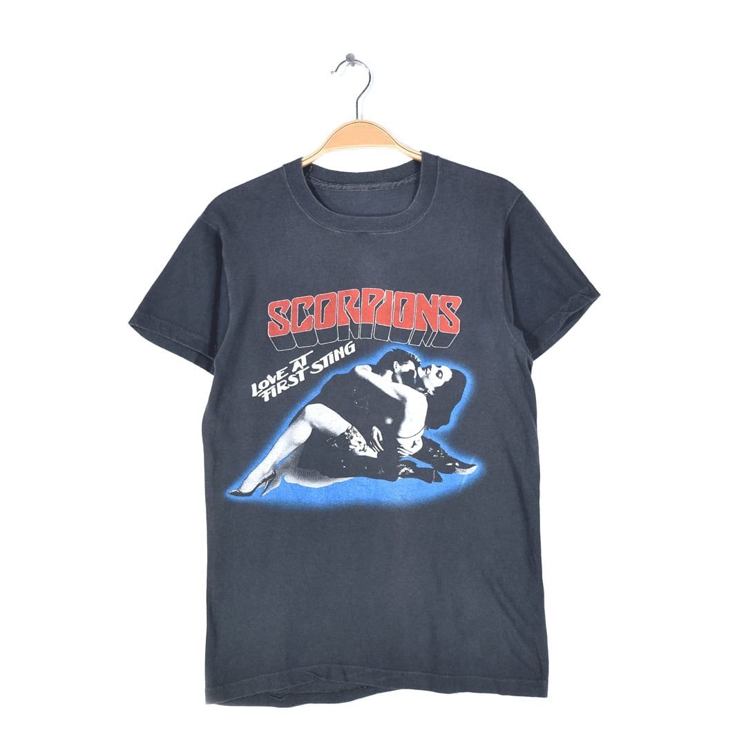 80s スコーピオンズ LOVE AT FIRST STING ヴィンテージTシャツ