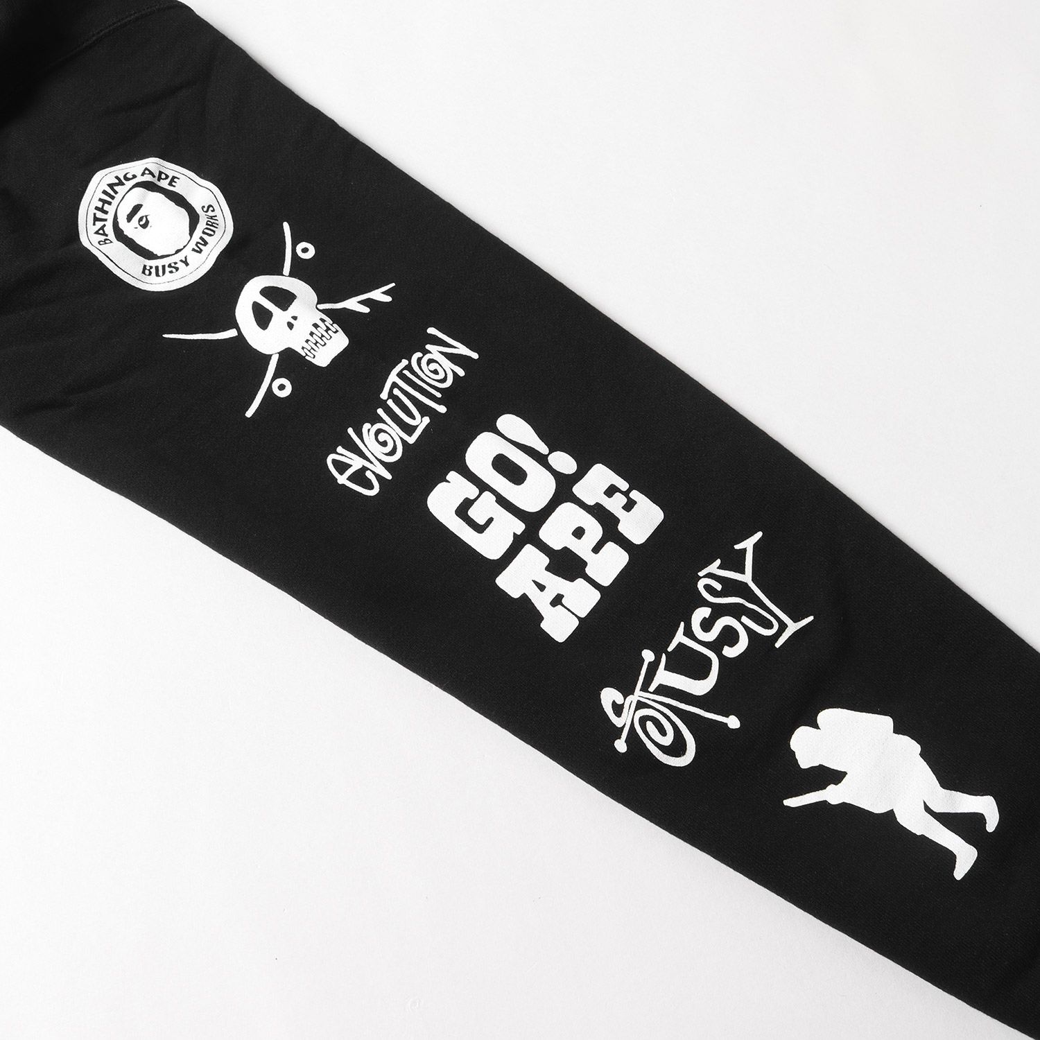 A BATHING APE ア ベイシング エイプ パーカー サイズ:XL STUSSY