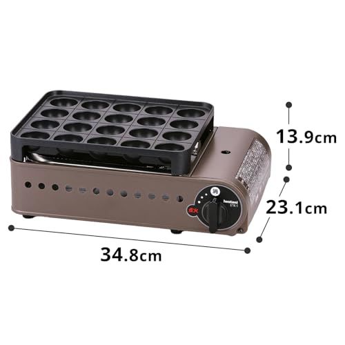 イワタニ Iwatani 岩谷 カセットガス たこ焼器 スーパー炎たこ えんたこ ブロンズ ブラック CB ETK 1 m 974 ac 41 b