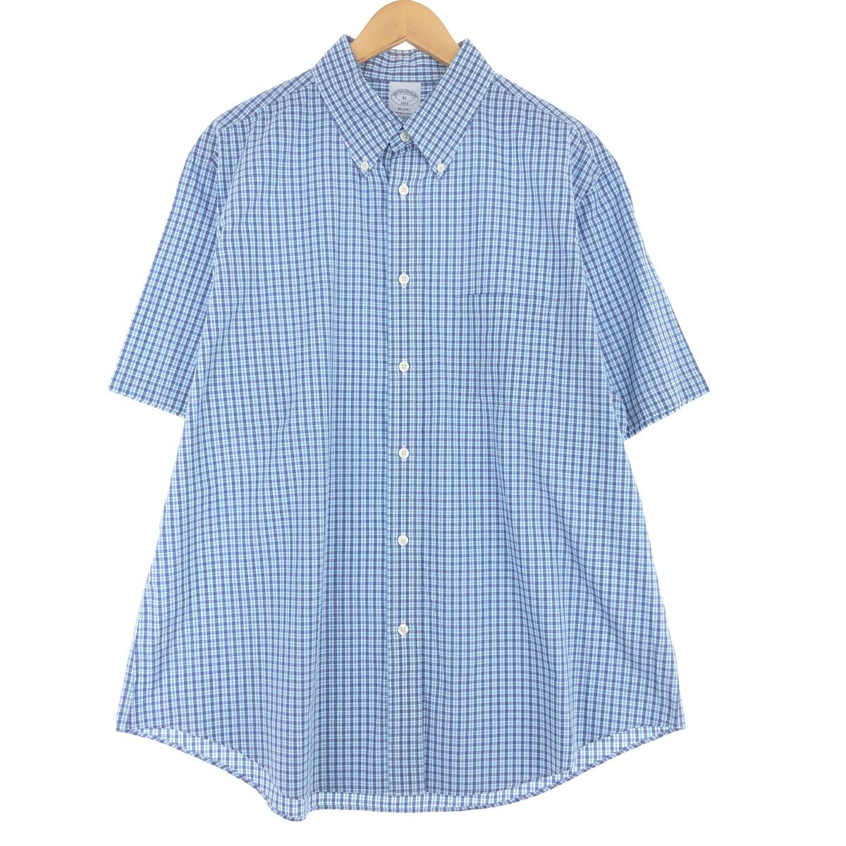 。。出品 古着 ブルックスブラザーズ Brooks Brothers 1818 REGENT 半袖