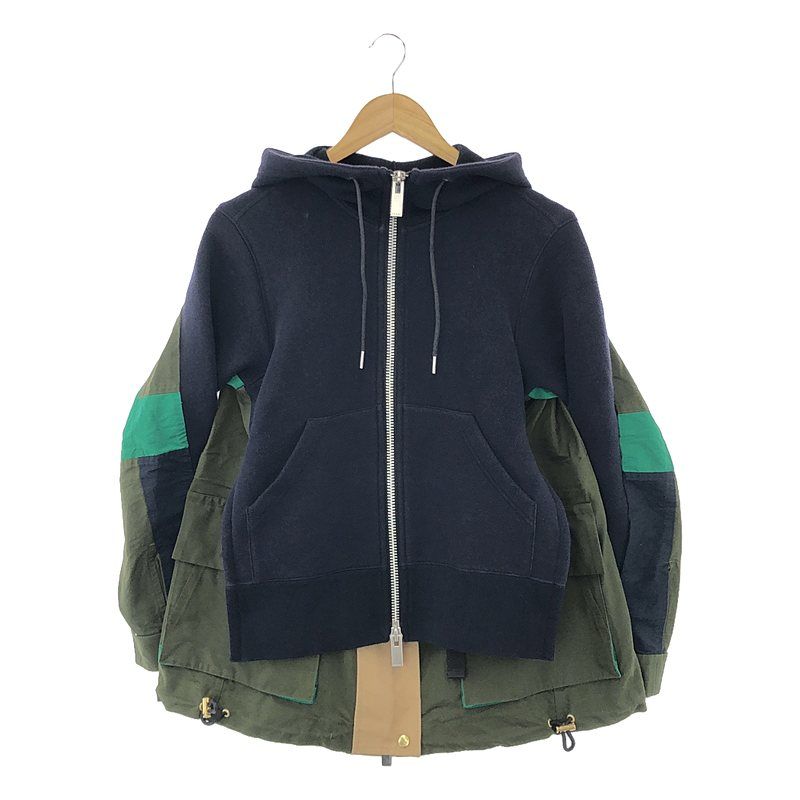 sacai / サカイ | Sponge Sweat Ma-1 Hoodie フーデッドパーカ sacai / サカイ | Sponge Sweat Ma-1 Hoodie フーデッドパーカ