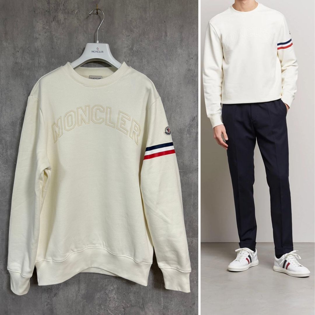 未使用タグ付き・本物保証☆MONCLER トリコロールアクセント 未使用タグ付き・本物保証☆MONCLER トリコロールアクセント