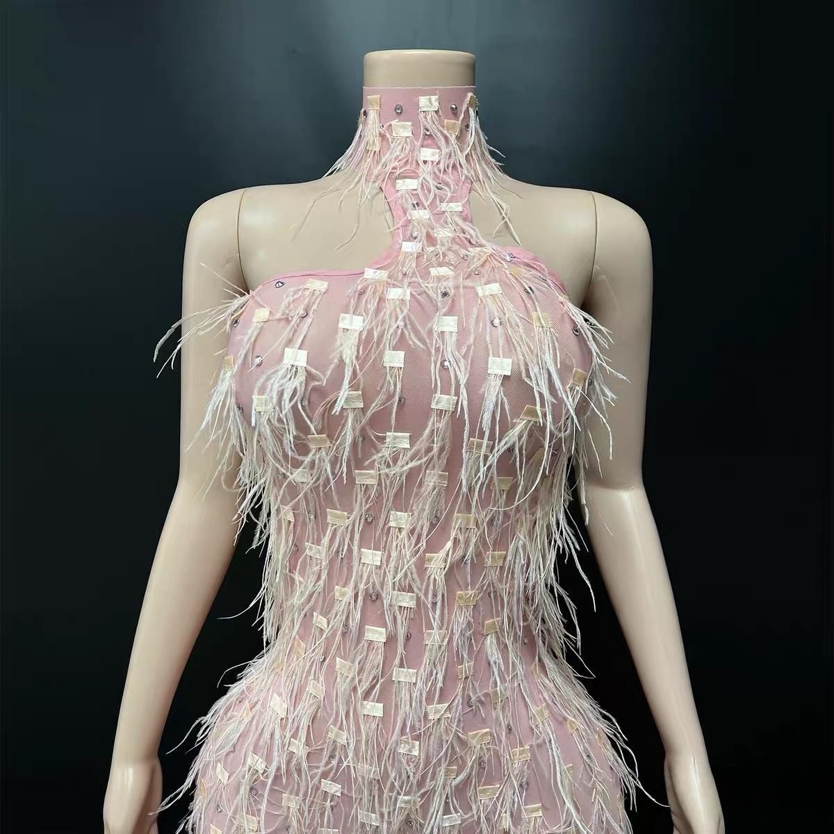 ベリーダンス衣装 甘いフリル付きホルターネック