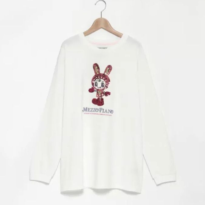7,350円ベリエちゃん　白　スパンコール　Tシャツ