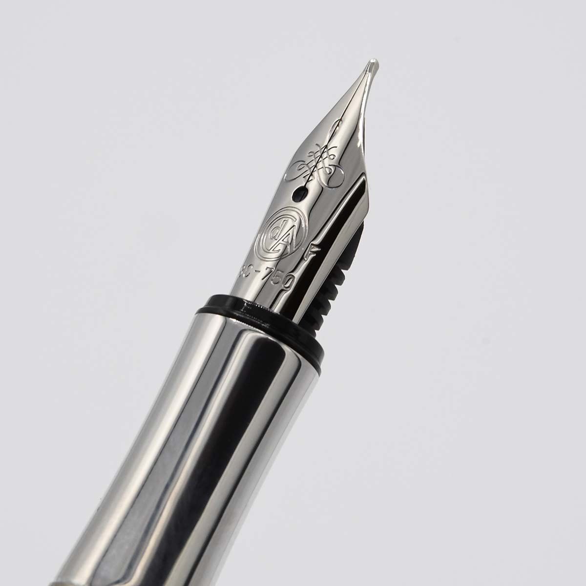 CARAN dACHE カランダッシュ K18 750 万年筆 F ウッド×メタルシルバー 文房具 筆記未 CARAN dACHE カランダッシュ WWW_SKLAD-KIRPICHA_RU