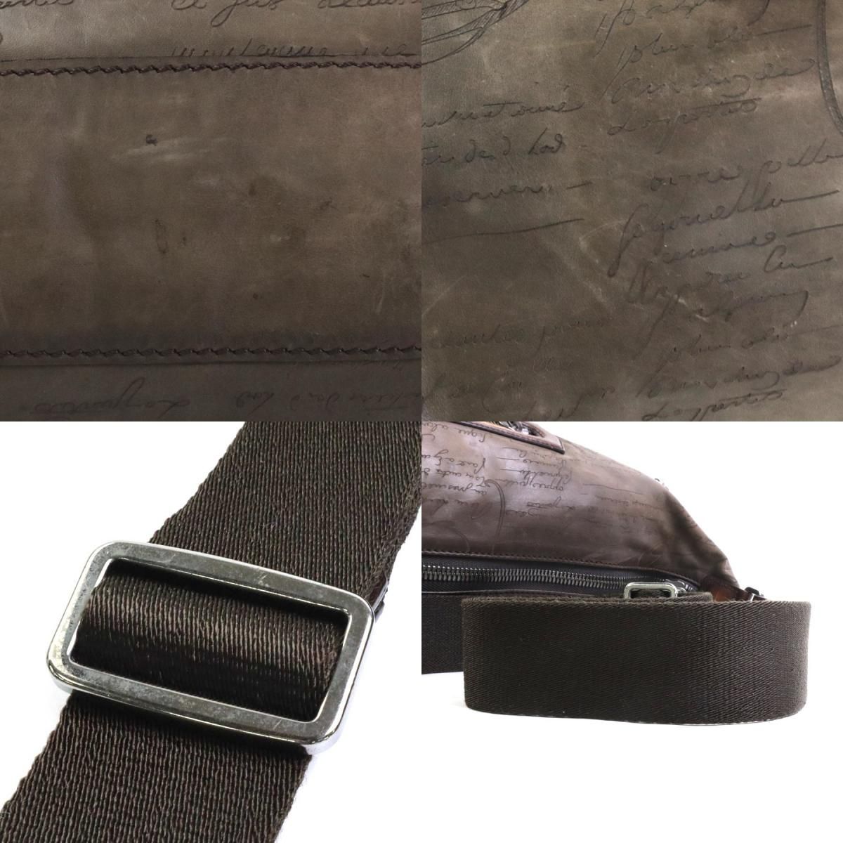 ベルルッティ Berluti ショルダーバッグ スクリット カリグラフィ