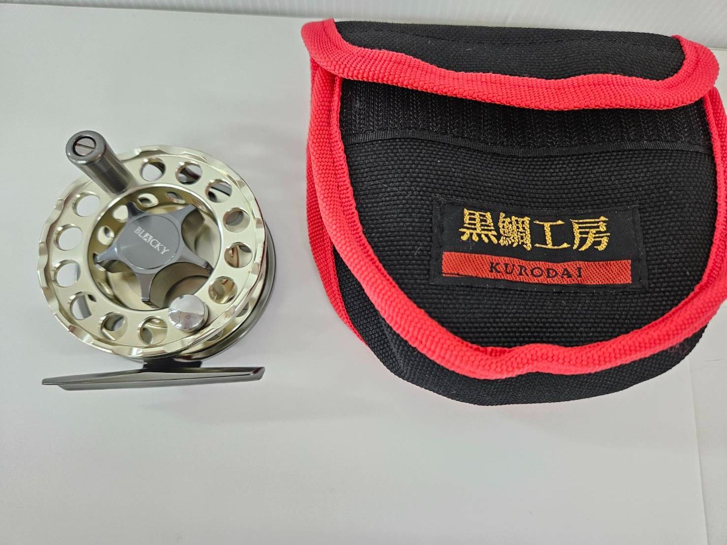 OURBEST タイコリール 海筏 イカダリール ゴールド&レッド右ハンドル OURBEST タイコリール 海筏 イカダリール ゴールド&レッド右ハンドル