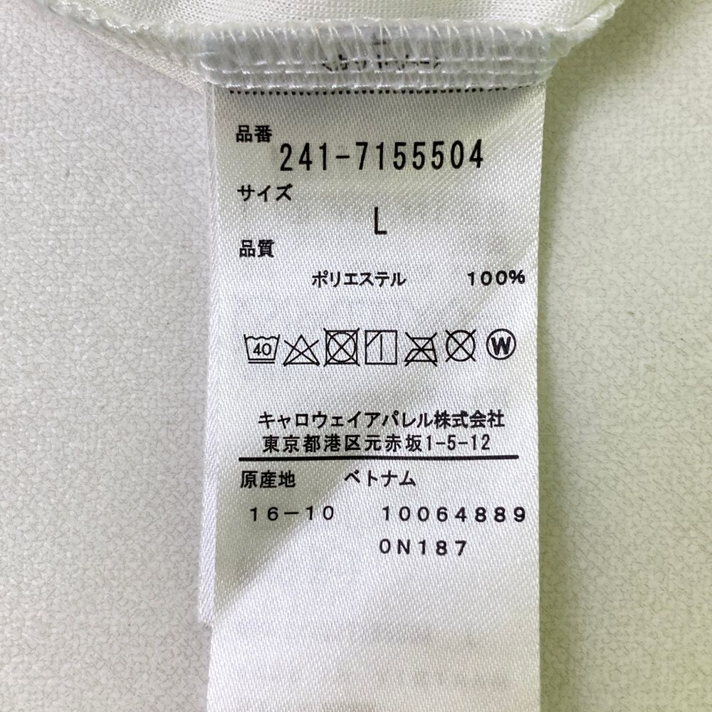 サイズ：L CALLAWAY キャロウェイ ハイネック 半袖Tシャツ