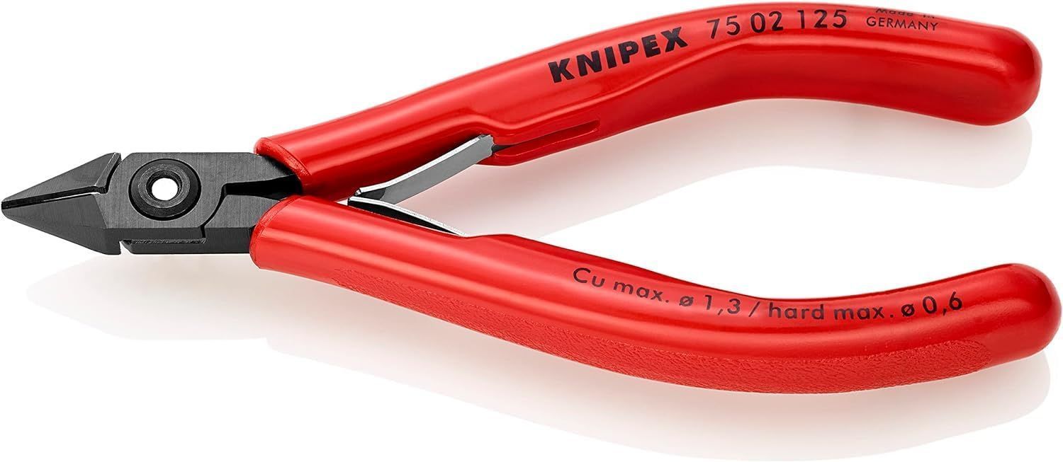 クニペックス KNIPEX 7502-125 エレクトロニクスニッパー
