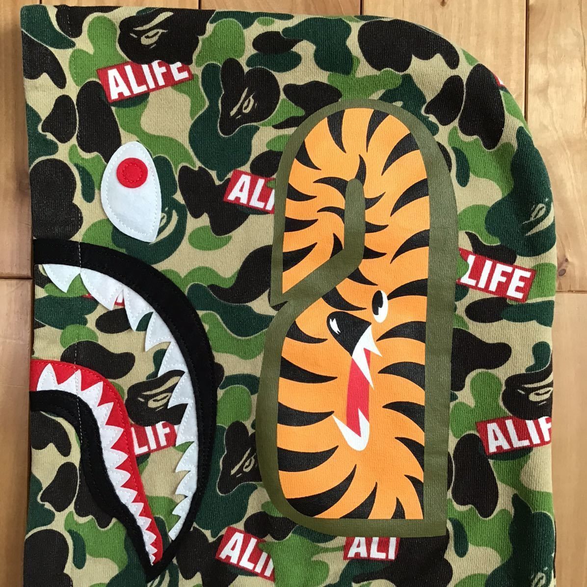 ALIFE × BAPE ABC camo シャークパーカー a bathing ape shark ベイプ