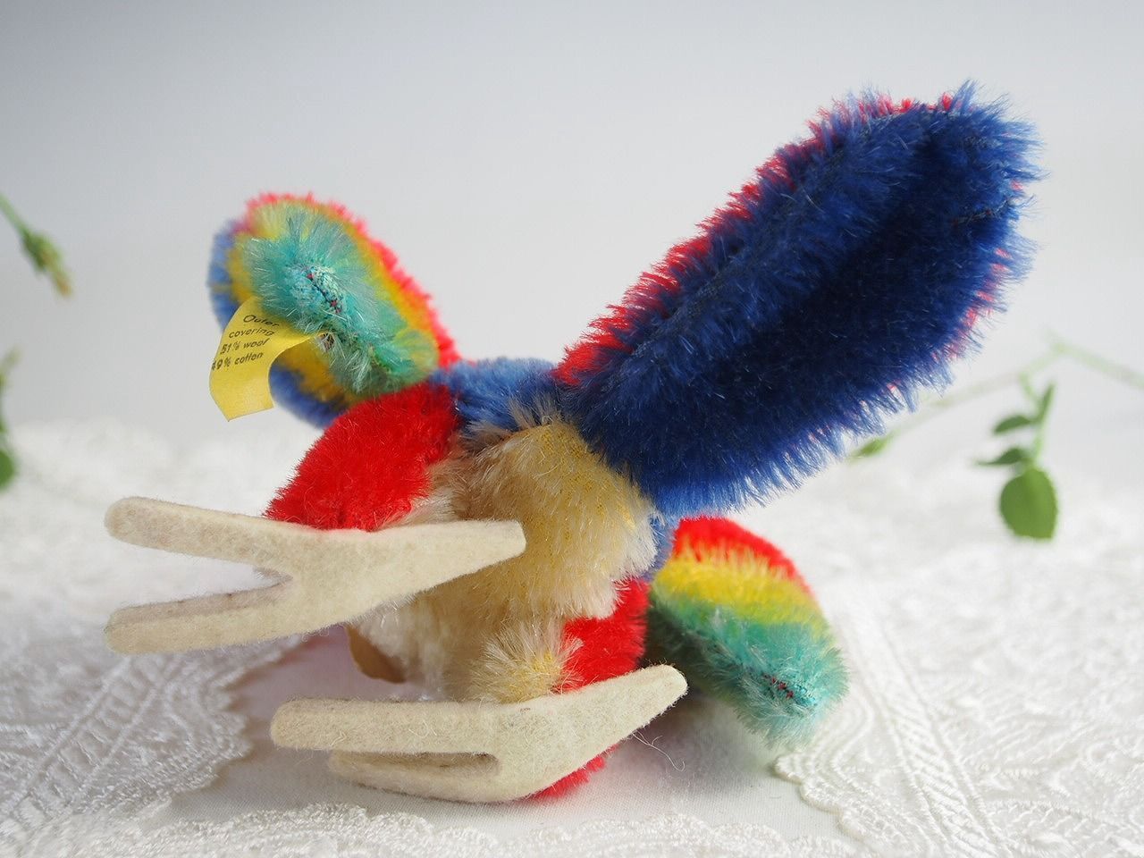 Steiff シュタイフ　オウム　「Parrot Lora」12cm Steiff シュタイフ オウム 「Parrot Lora」12cmの通販 by