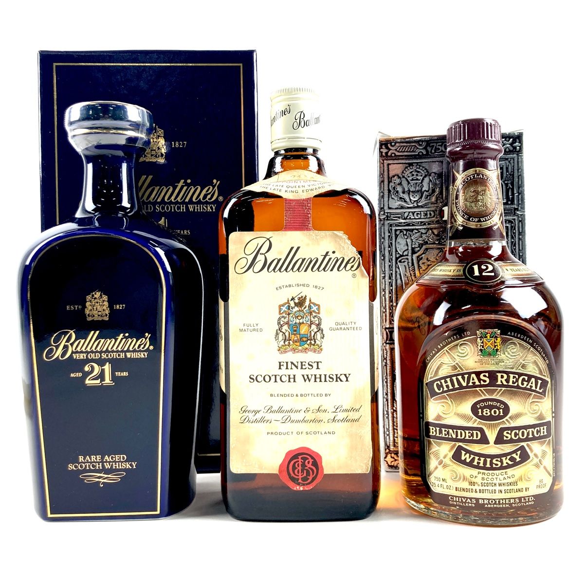 ギフトに最適 バランタイン 5種（ 30年 21年 17年 12年 バランタイン 正規