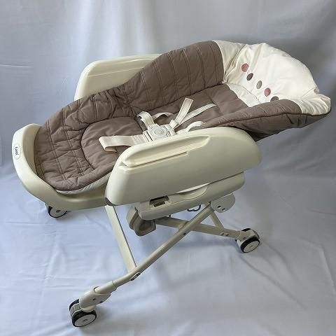 【美品】コンビ ネムリラ AT オートスウィング ココアブラウン Combi コンビ ネムリラ オートスウィング エッグショック BR